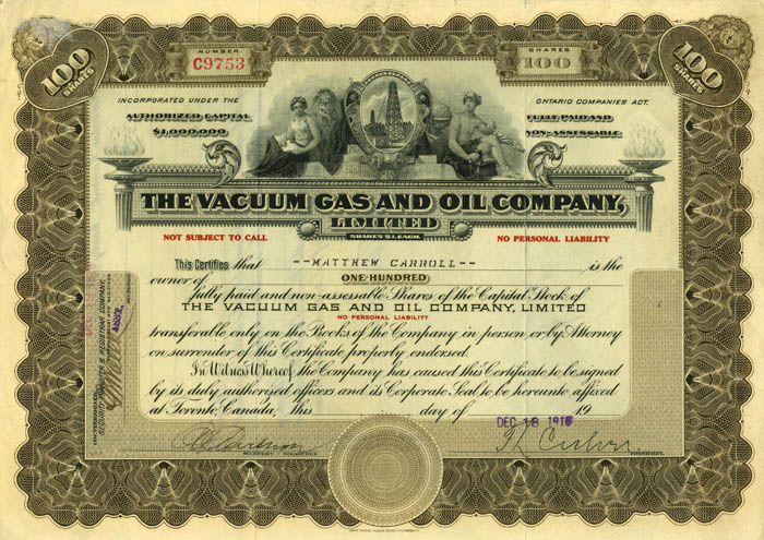 Vacuum Gas and Oil Co., Limited